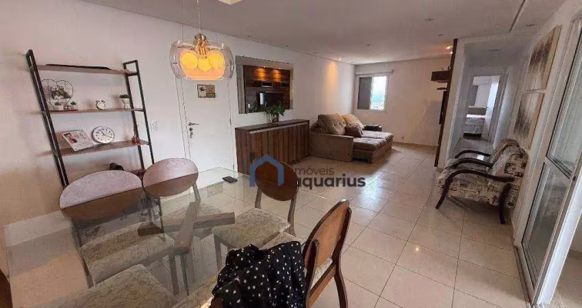 Apartamento no condominio patio clube com 3 dormitórios para alugar, 125 m² por r$ 7.968/mês - jardim aquarius - são josé dos campos/sp
