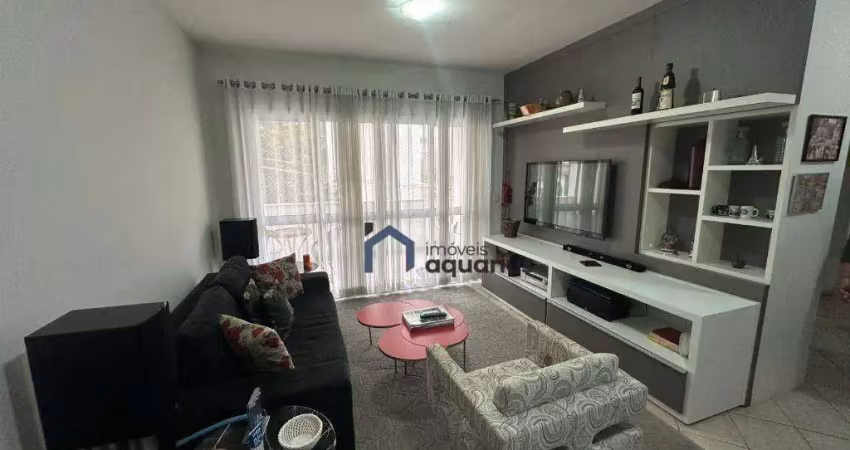 Apartamento mobiliado com 3 dormitórios para alugar, 105 m² por r$ 4.900,/mês - jardim aquarius - são josé dos campos/sp