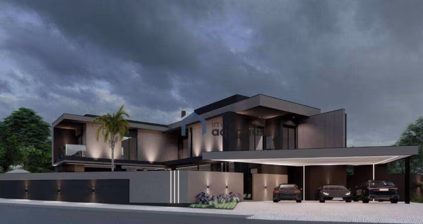 Sobrado com 4 dormitórios à venda, 457 m² - urbanova - são josé dos campos/sp