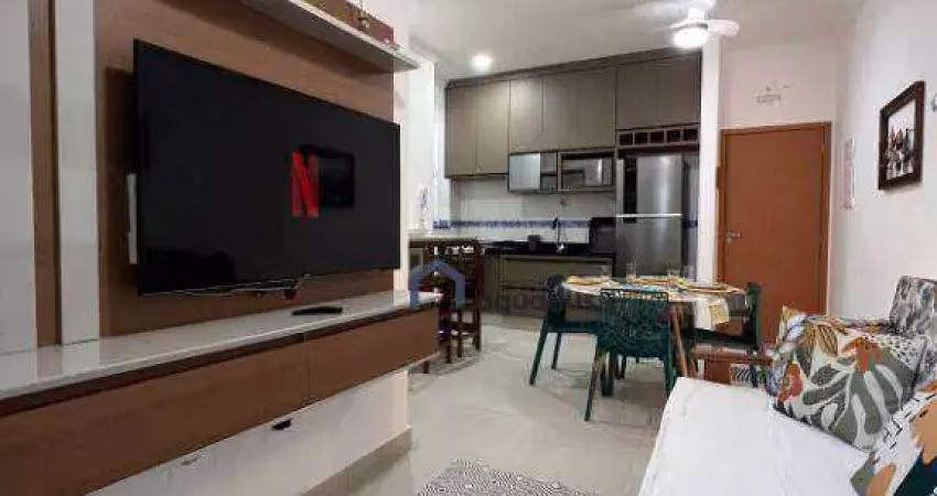 Apartamento com 2 dormitórios à venda, 64 m² por r$ 650.000,00 - toninhas	 - ubatuba/sp