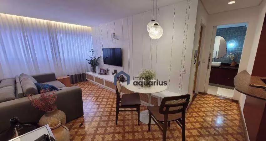 Apartamento com 1 dormitório à venda, 50 m² por r$ 500.000,00 - vila adyana - são josé dos campos/sp