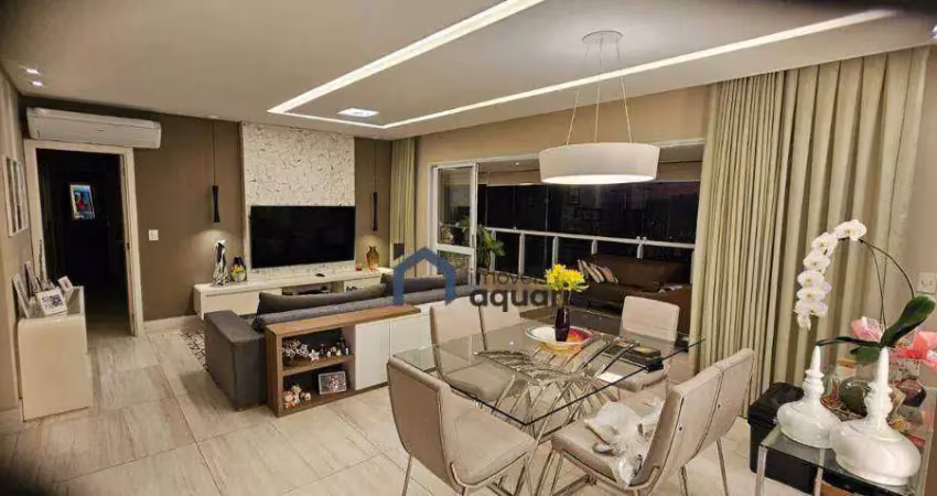 Apartamento no condominio central park com 4 dormitórios à venda, 183 m² por r$ 3.000.000 - jardim aquarius - são josé dos campos/sp