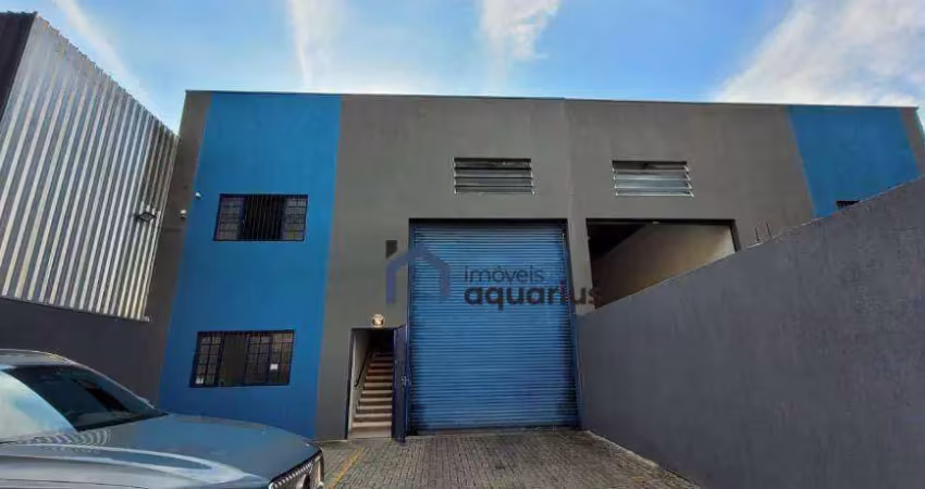 Galpão para alugar, 450 m² por r$ 9.650,00/mês - chácaras reunidas - são josé dos campos/sp