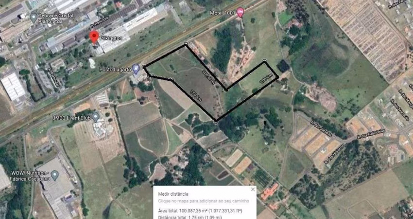 Área à venda, 100000 m² por R$ 38.500.000,00 - Santa Luzia - Caçapava/SP