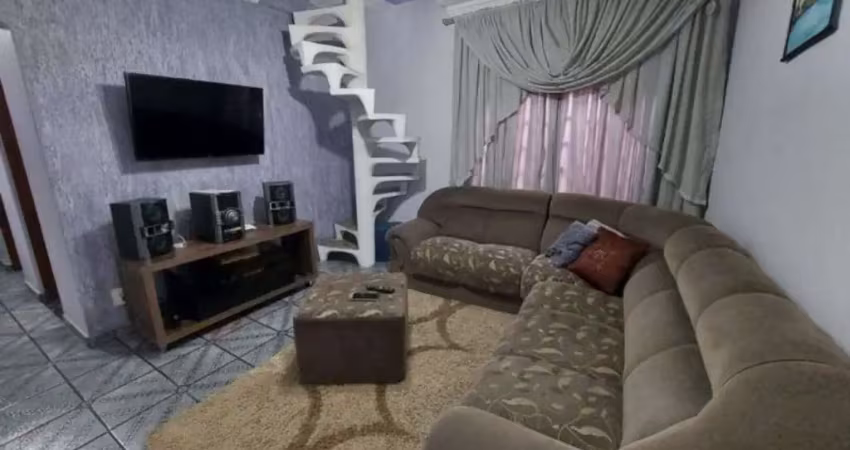 Sobrado com 5 dormitórios à venda, 247 m² por r$ 692.000,00 - parque marajoara - santo andré/sp