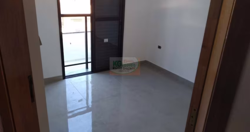LINDA COBERTURA C/ ELEVADOR | NOVO | 2 DORM | SACADA | 1 VAGA - 84 MTS - A VENDA - PRÓX. RUA CARIJOS - JARDIM ALVORADA - SANTO ANDRÉ/SP.