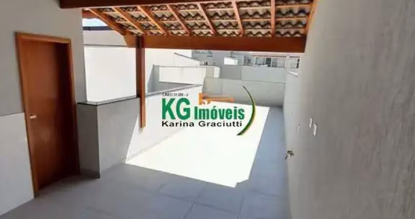 Linda cobertura | nova | 2 dormitórios sendo 1 suíte | sacada | 2  vagas - próximo à ufabc - a venda- parque das nações - santo andré/sp.
