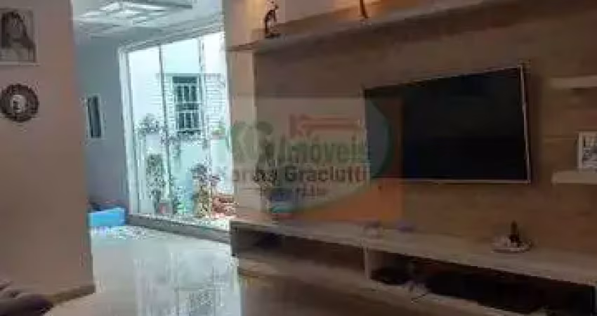 Linda casa com 3 dorm | varanda | móveis planejados | espaço gourmet c/ churrasqueira - 4 vagas - jd. bela vista - santo andré/sp