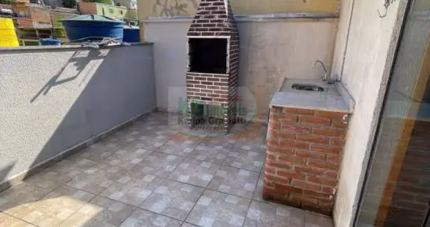 Linda cobertura 2 dormitórios - 84 mts - a venda por r$280.000 - jd. santo andré - santo andré/sp