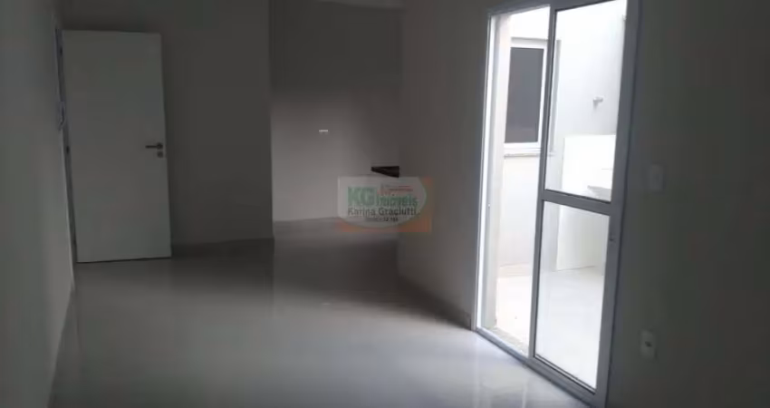 Apartamento novo c/ elevador | 2 dorm | suíte | varanda | quintal | 1 vaga - 69,55 mts - a 3 min. atrium shopping - a venda - r$ 404.000,00 - vila américa - santo andré/sp.