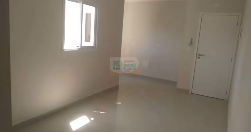 Apartamento novo c/ elevador | 2 dorm | suíte | varanda | quintal | 1 vaga - 65 mts - a 3 min. atrium shopping - a venda - r$ 384.000,00 - vila américa - santo andré/sp.