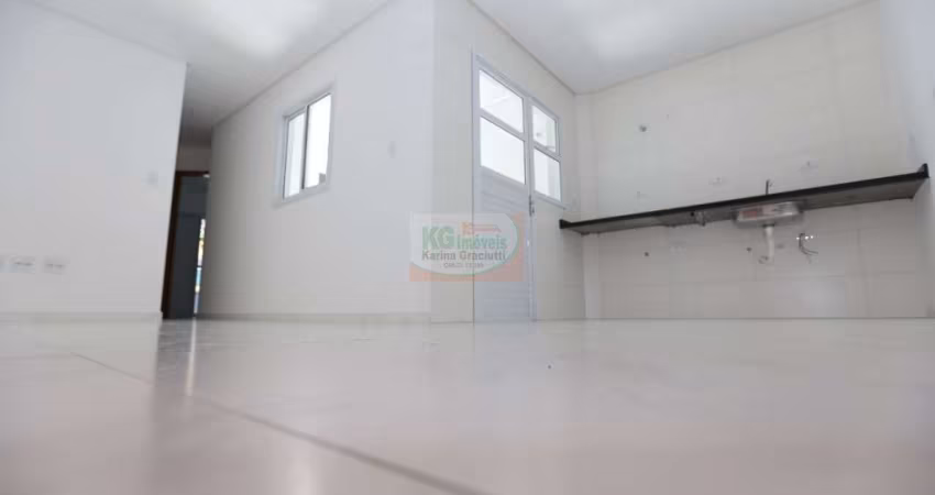 LINDA COBERTURA NOVA C/ ELEVADOR | ACESSO INTERNO | 2 DORM | SUÍTE |  ESPAÇO GOURMET | 1 VAGA COBERTA - 96,48 MTS - VENDA - R$ 470.000 - VILA PIRES - SANTO ANDRÉ/SP.