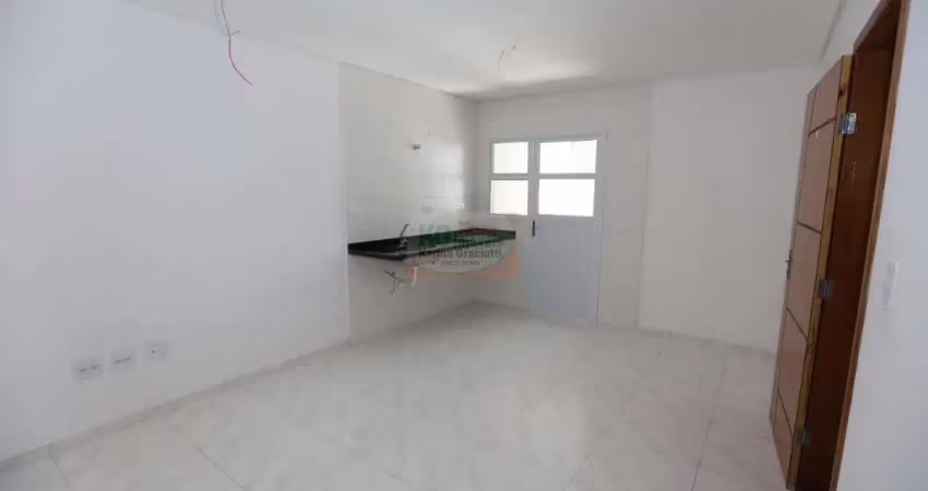 Linda cobertura nova c/ elevador | acesso interno | 2 dorm | espaço gourmet | 1 vaga coberta - 88 mts - venda - r$ 409.00,00 - vila pires - santo andré/sp.