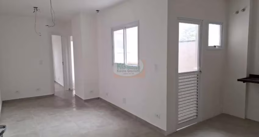 Lindo apartamento novo c/ elevador | 2 dormts | suíte | quintal | terraço | 1 vaga - 50 mts - a venda - r$ 320.000,00 - vila guarani - santo andré/sp.
