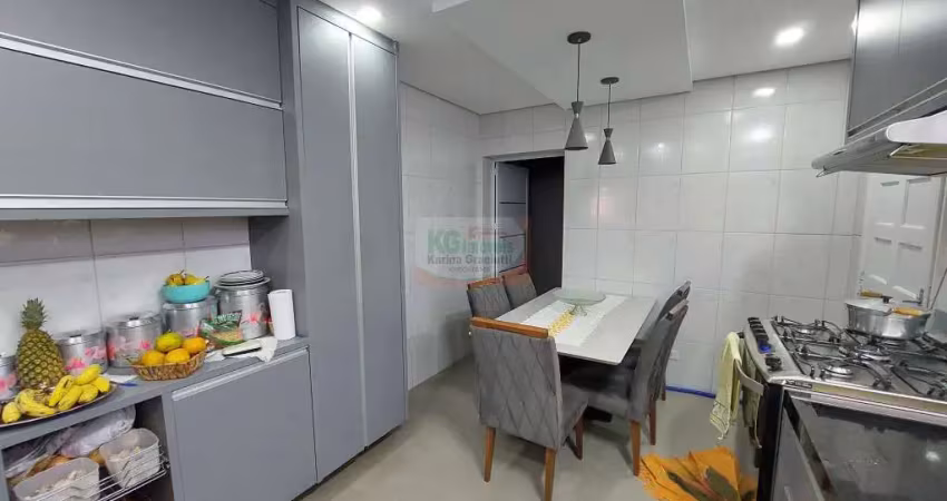 Aconchegante sobrado a venda por r$390.000,00 | 2 dormitórios sendo 1 suíte | churrasqueira | 1 vaga coberta | jardim santo andré - santo andré / sp