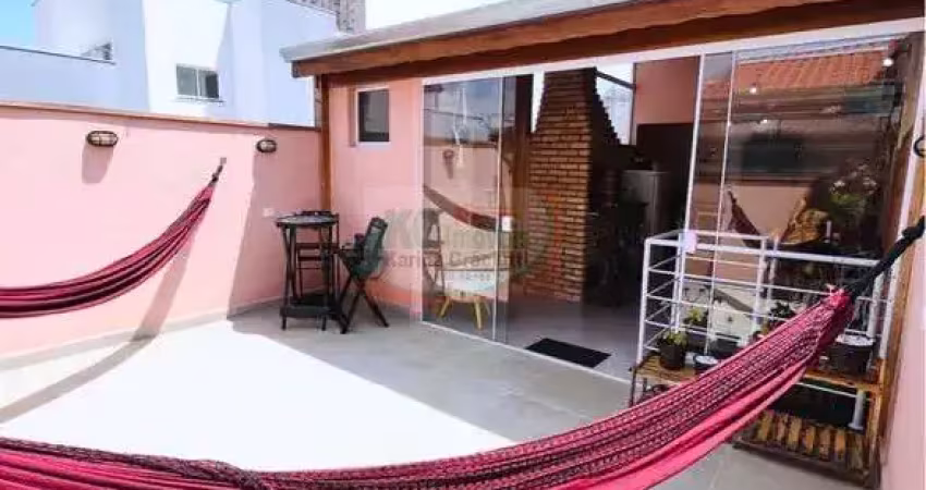 Linda cobertura a venda  por  r$495.000,00|  2 dormitórios  |  1 vaga de garagem  |   campestre  - santo andré / sp