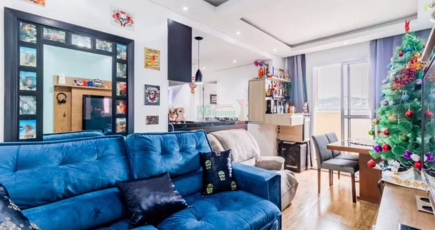 LINDO APARTAMENTO MOBILIADO E DECORADO | ANDAR ALTO |2 DORM | SACADA | 1  VAGA - ELEVADOR - LAZER E PORTARIA 24 HORAS - 49 MTS - LOCAÇÃO - VILA JOÃO RAMALHO - SANTO ANDRÉ/SP.