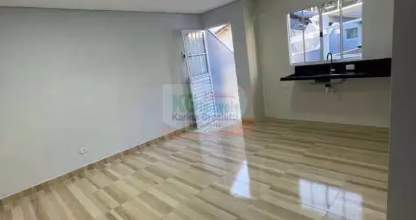 Linda casa para locação por r$1.800,00 | 2 dormitórios | 1 vaga de garagem |  vila lutécia - santo andré/ sp