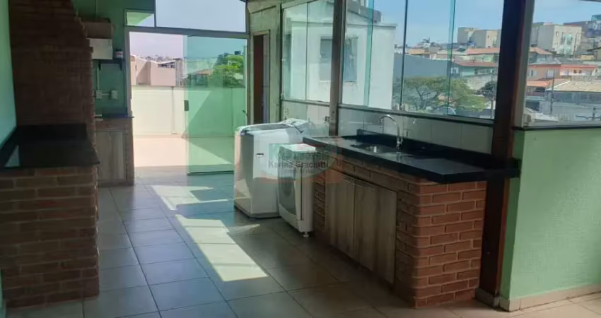 Linda cobertura a venda por r$690.000,00|  3 dormitórios sendo 1 suíte |  86m² | 1 vaga de garagem  | vila lutécia - santo andré / sp