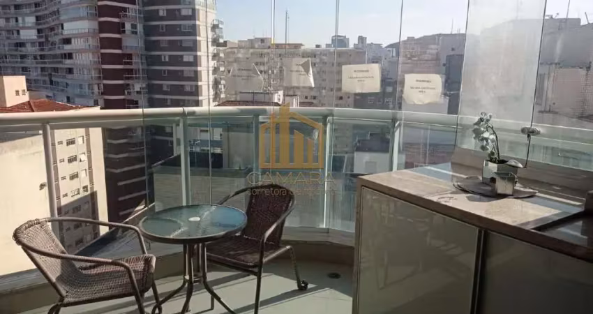 Apartamento para venda em santos, pompéia, 1 dormitório, 1 banheiro, 1 vaga