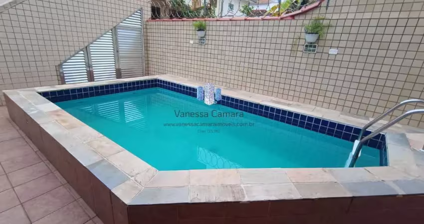 Casa para venda em santos, campo grande, 3 dormitórios, 3 suítes, 5 banheiros, 3 vagas