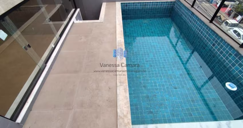 Casa para Venda em Santos, Embaré, 3 dormitórios, 3 suítes, 5 banheiros, 2 vagas