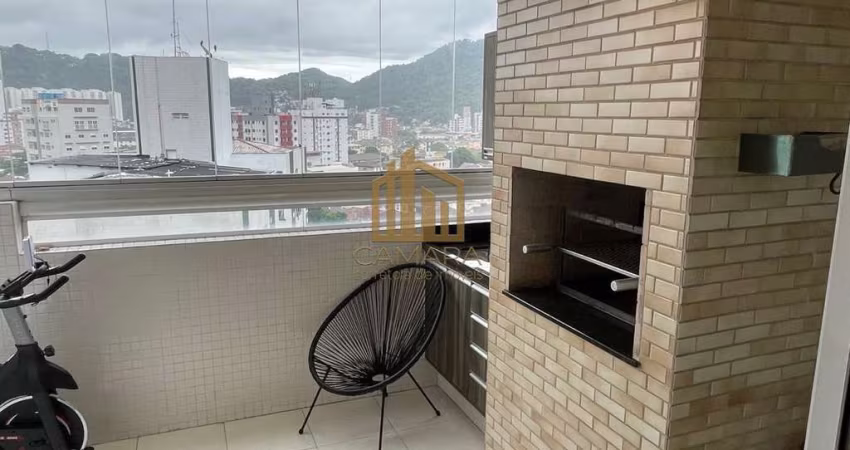 Apartamento para Venda em Santos, Campo Grande, 2 dormitórios, 1 suíte, 2 banheiros, 2 vagas