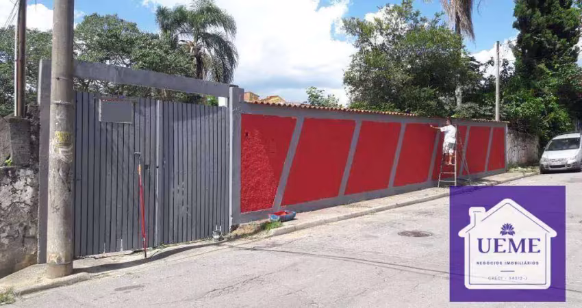 Térreo com casa e galpão, 1550m² por r$ 650.000,00  - vila caputera,  mogi das cruzes