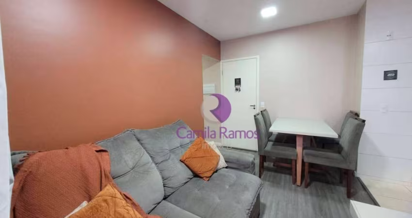 Apartamento com 2 dormitórios à venda, 52 m² por R$ 270.000,00 - Água Vermelha - Poá/SP