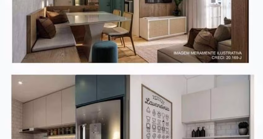 Apartamento com 2 dormitórios à venda, 49 m² por R$ 257.000,00 - Fazenda Aya - Suzano/SP