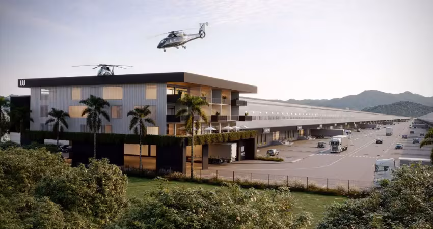 Lançamento de galpão em complexo logistico em navegantes