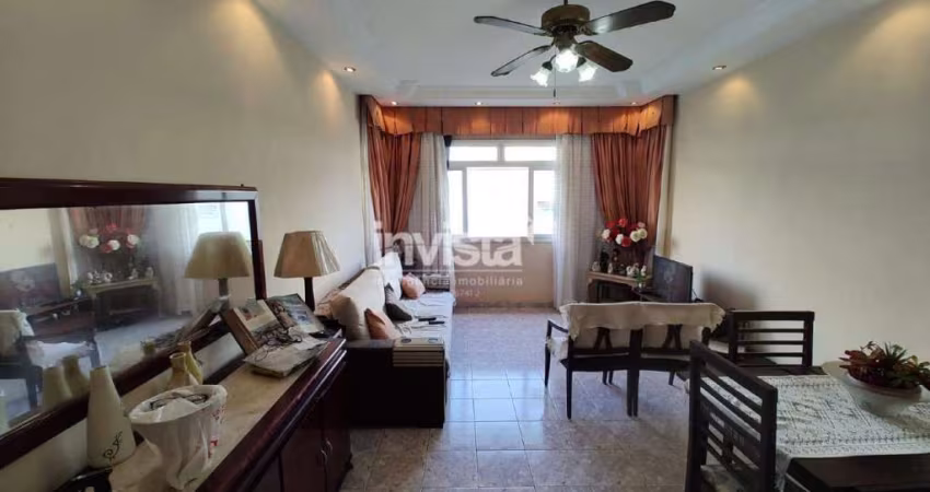 Apartamento 2 Dormitórios a venda no coração do Gonzaga apenas 100m da praia.