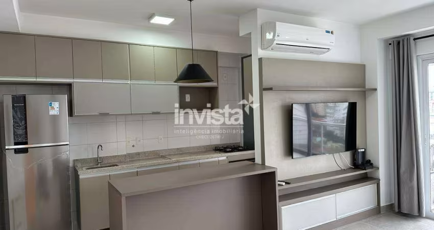 Apartamento no coração do Gonzaga com vista mar