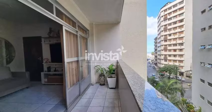 Apartamento com 2 quartos à venda no José Menino, Santos 