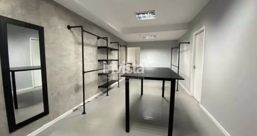 Sala comercial para alugar no Centro, Santos 