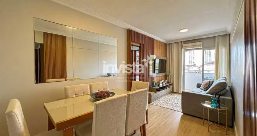 Apartamento com 2 quartos à venda no Marapé, Santos 