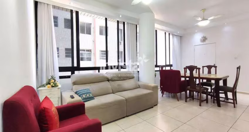 ***oportunidade de 3 dormitórios no gonzaga em prédio frente mar***