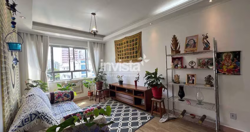 Apartamento com 2 quartos à venda no Embaré, Santos 