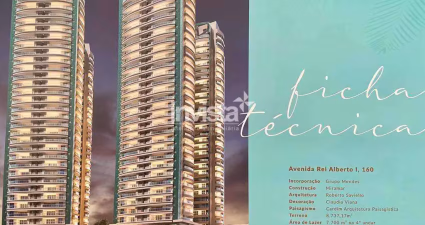 Apartamento com 3 quartos à venda no Ponta da Praia, Santos 