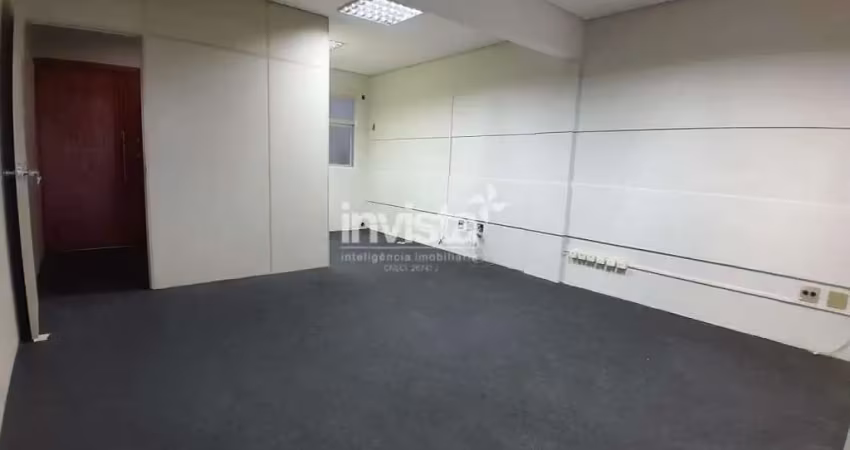 Sala comercial para alugar no Centro, Santos 