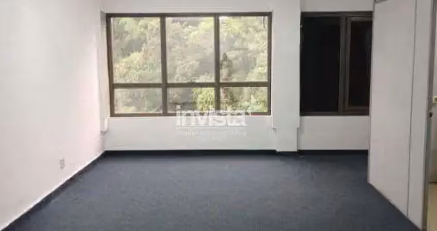 Sala comercial para alugar no Centro, Santos 