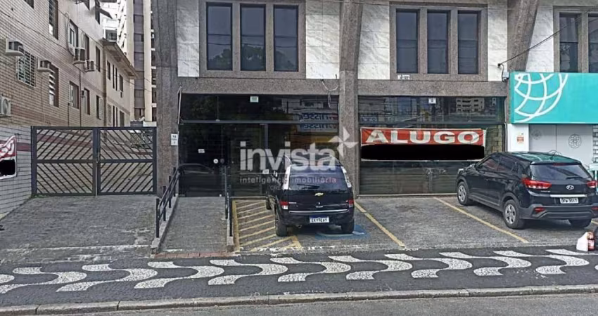 Loja para alugar 370m² com estacionamento de frente na Av Pedro Lessa em Santos
