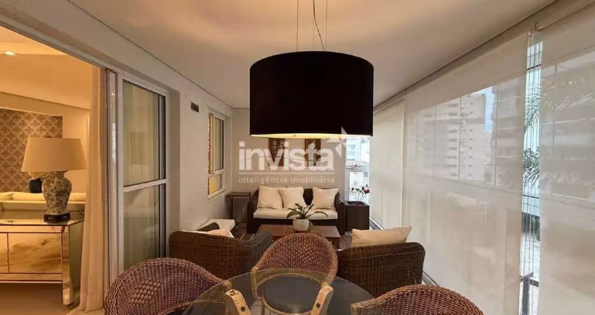 Apartamento com 3 quartos para alugar no Ponta da Praia, Santos 