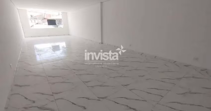 Sala comercial para alugar no Gonzaga, Santos 