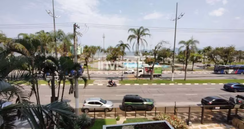 Apartamento com vista mar frontal na aparecida em santos!