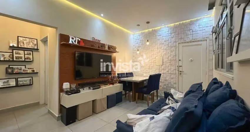 Apartamento com 2 quartos à venda no Embaré, Santos 