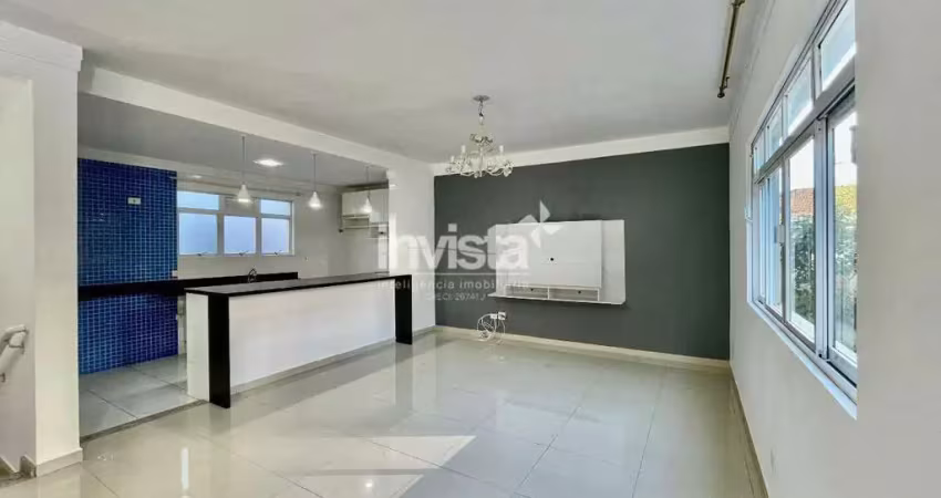 Casa duplex em villagio no bairro do gonzaga em santos.
