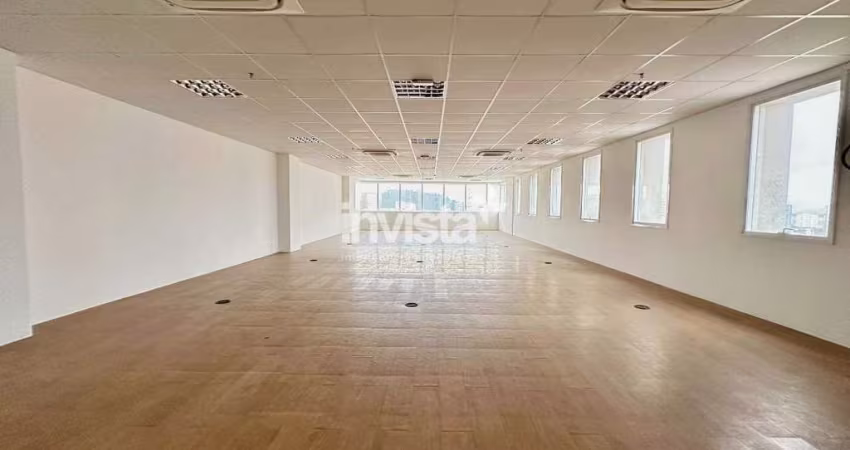 Sala comercial no bairro do Gonzaga em Santos