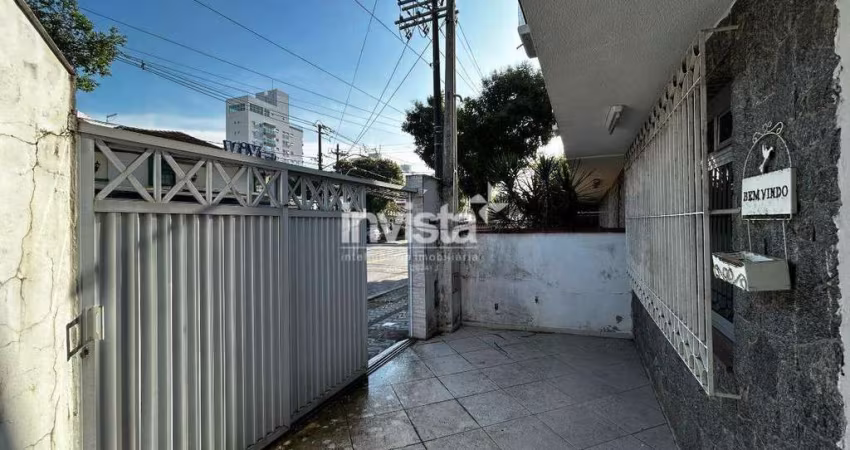 Casa para locação ou venda no bairro da Aparecida em Santos