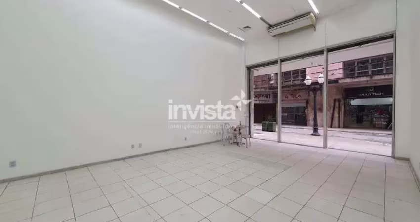 Ponto comercial para alugar no Centro, Santos 
